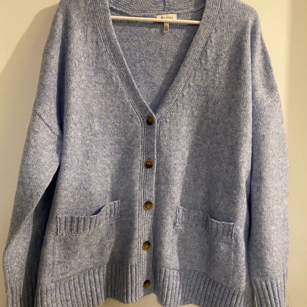 & Other Stories Light Blue Cardigan